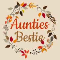 Aunties Bestie - Organic Baby Onesie Short Sleeve by Colored Organics Design