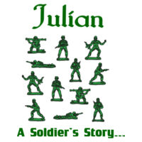 "Soldier's Story" - Organic Baby Onesie Short Sleeve by Colored Organics Design