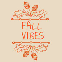 Fall Vibes - Crafts Basics Natural Flour Sack Towel - 28" x 29" Design