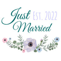 Just Married floral Design
