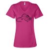 Women’s Relaxed Jersey V-Neck Tee Thumbnail