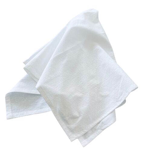 Craft Basics Deluxe Bright White Flour Sack Towel – 27″ x 27″ Thumbnail