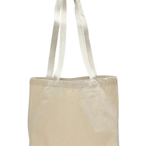 Large Canvas Tote with Extra Long Handles Thumbnail