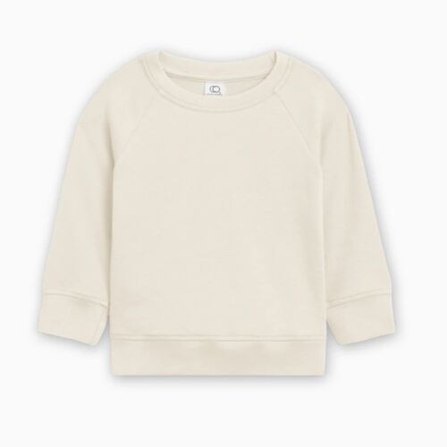 Organic Cotton Pullover Long Sleeve Crew Neck Sweater Thumbnail