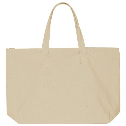 10oz Canvas Tote Bag with Zipper Top by Liberty Bags Thumbnail