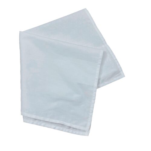 White Cotton Soft Finish Handkerchief - 17" x 17" Thumbnail