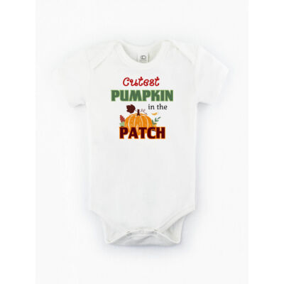 Cutest Pumpkin in the Patch - Organic Baby Onesie Short Sleeve by Colored Organics Thumbnail