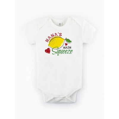 Nana's main squeeze - Organic Baby Onesie Short Sleeve by Colored Organics Thumbnail