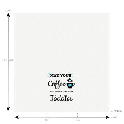 Coffee Cup Personal Tea Towel Thumbnail