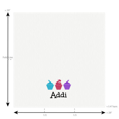 Baked By Addi Tea Towel - Craft Basics American Flour Sack Towel - 28" x 29" Thumbnail