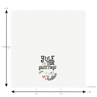 Yule Tide Greetings Towel Thumbnail