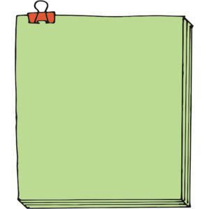  green note pad Thumbnail