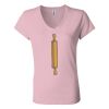 Women’s Jersey V-Neck Tee Thumbnail