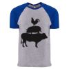 Unisex Cotton Raglan T-Shirt Thumbnail