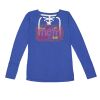 Women's Fine Jersey Lace-Up Long Sleeve T-Shirt Thumbnail