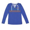 Women's Fine Jersey Lace-Up Long Sleeve T-Shirt Thumbnail