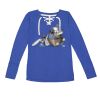 Women's Fine Jersey Lace-Up Long Sleeve T-Shirt Thumbnail