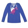 Women's Fine Jersey Lace-Up Long Sleeve T-Shirt Thumbnail