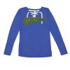 Women's Fine Jersey Lace-Up Long Sleeve T-Shirt Thumbnail