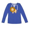 Women's Fine Jersey Lace-Up Long Sleeve T-Shirt Thumbnail